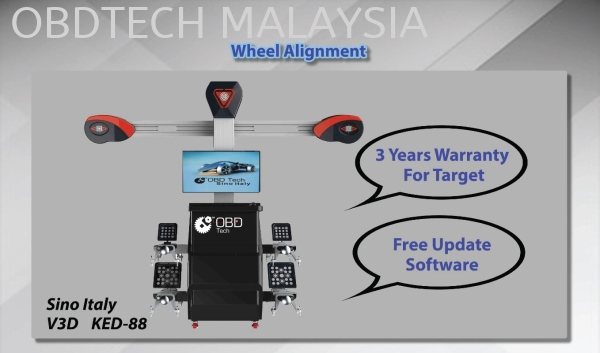 Wheel Alignment V3D Wheel Alignment Melaka, Malaysia Supplier, Suppliers, Supply, Supplies | OBD Automotive Technology Sdn Bhd