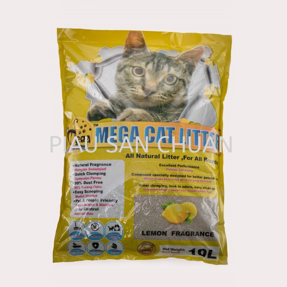 PSC Cat Litter (Lemon Fragrance) 10L