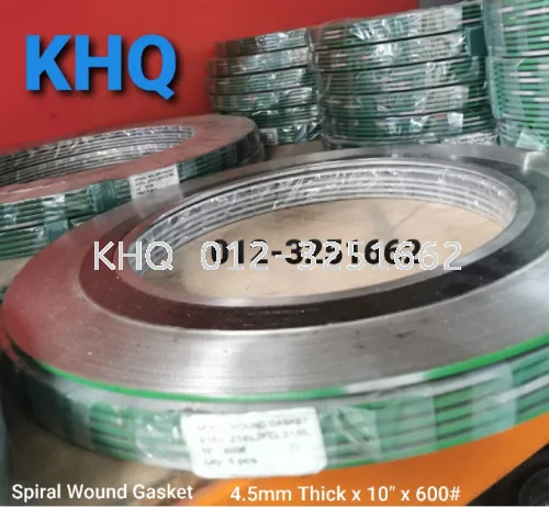 Spiral Wound Gasket  Size : 10" x 600 Ibs