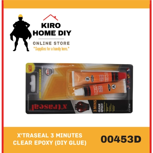 X'traseal 3 Minutes Clear Epoxy (DIY Glue) - 00453D 