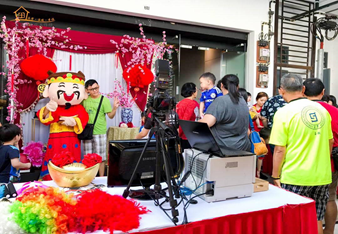 Chinese New Year - God of Fortune Photo Booth Activity