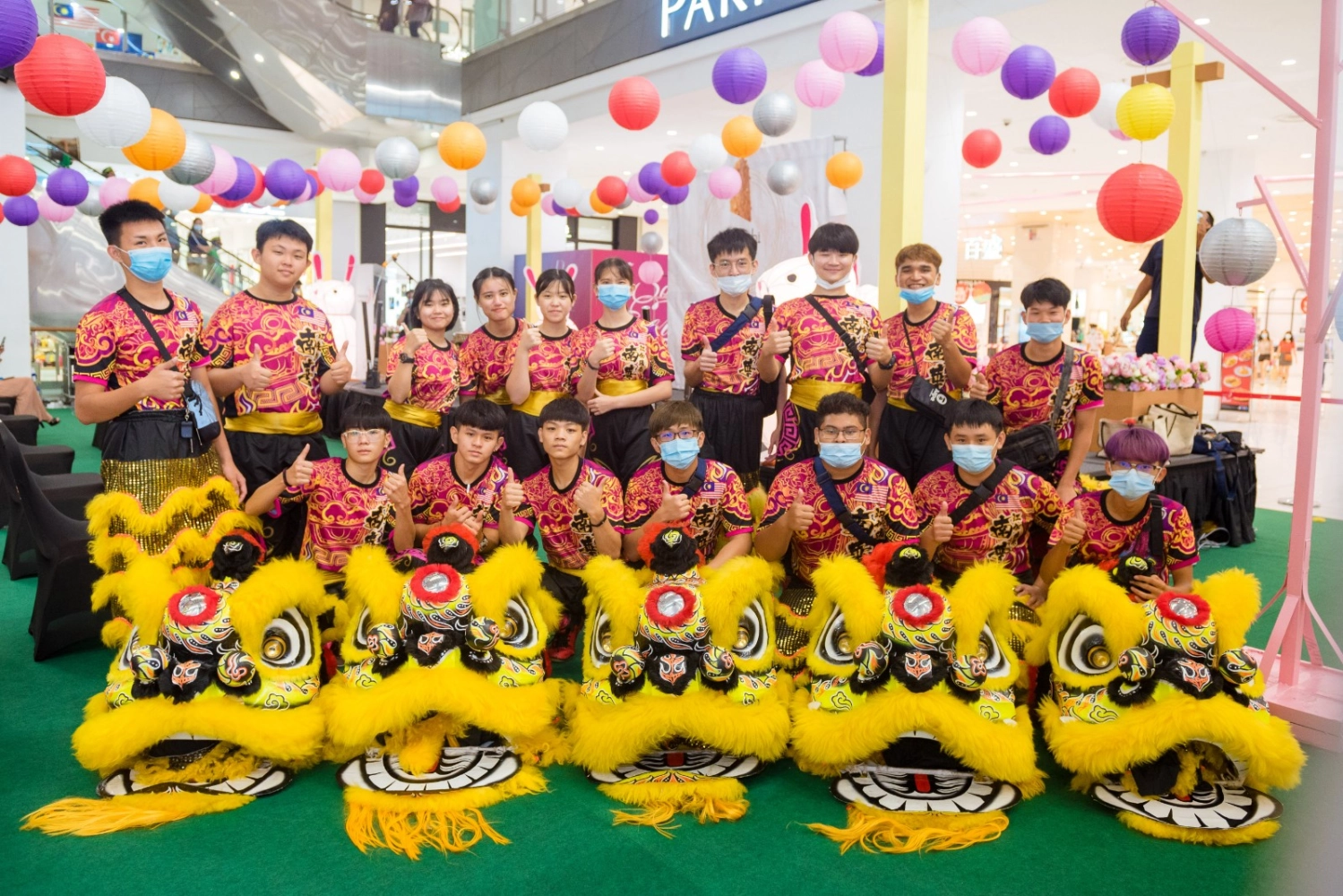 Lion Dance Performance Team - Nam Wah Kangar Pulai, Malaysia