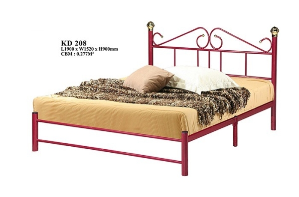 DOMICA-KD208 MAROON Bed Kedah, Malaysia, Sungai Petani Supplier, Suppliers, Supply, Supplies | MM 99 FURNITURE