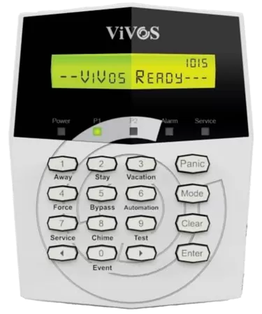 Vivos VG10 Alarm Panel & Vivos VG10 LCD Keypad
