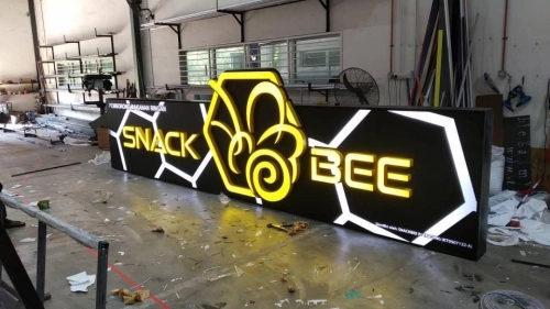 3d Led Boxup Signboard At Wison Signboard