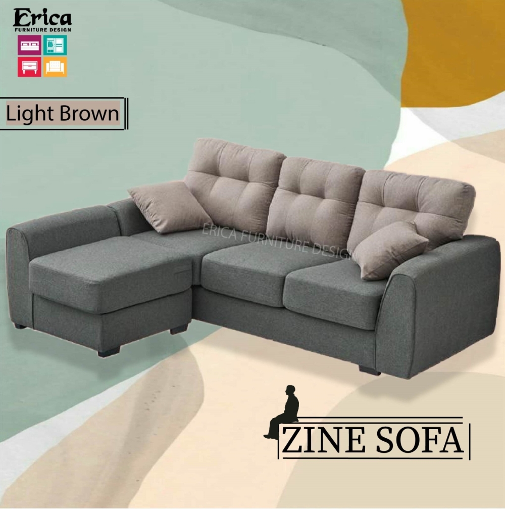 Zine Sofa 3 Seater+Stool