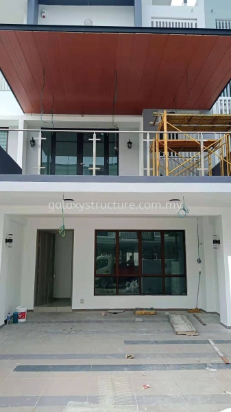 To Fabrication ,supply and install C CHANNEL AWNING ACP WITH CEILING PANEL @ Shah Alam Panel Komposit Aluminium Selangor, Malaysia, Kuala Lumpur (KL), Shah Alam Supplier, Suppliers, Supply, Supplies | GALAXY STRUCTURE & ENGINEERING SDN BHD