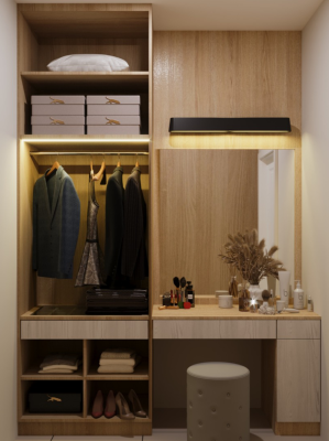 Bedroom Wardrobe & Dresser Design- Interior Design Ideas-Renovation-Residential-Johor Bahru