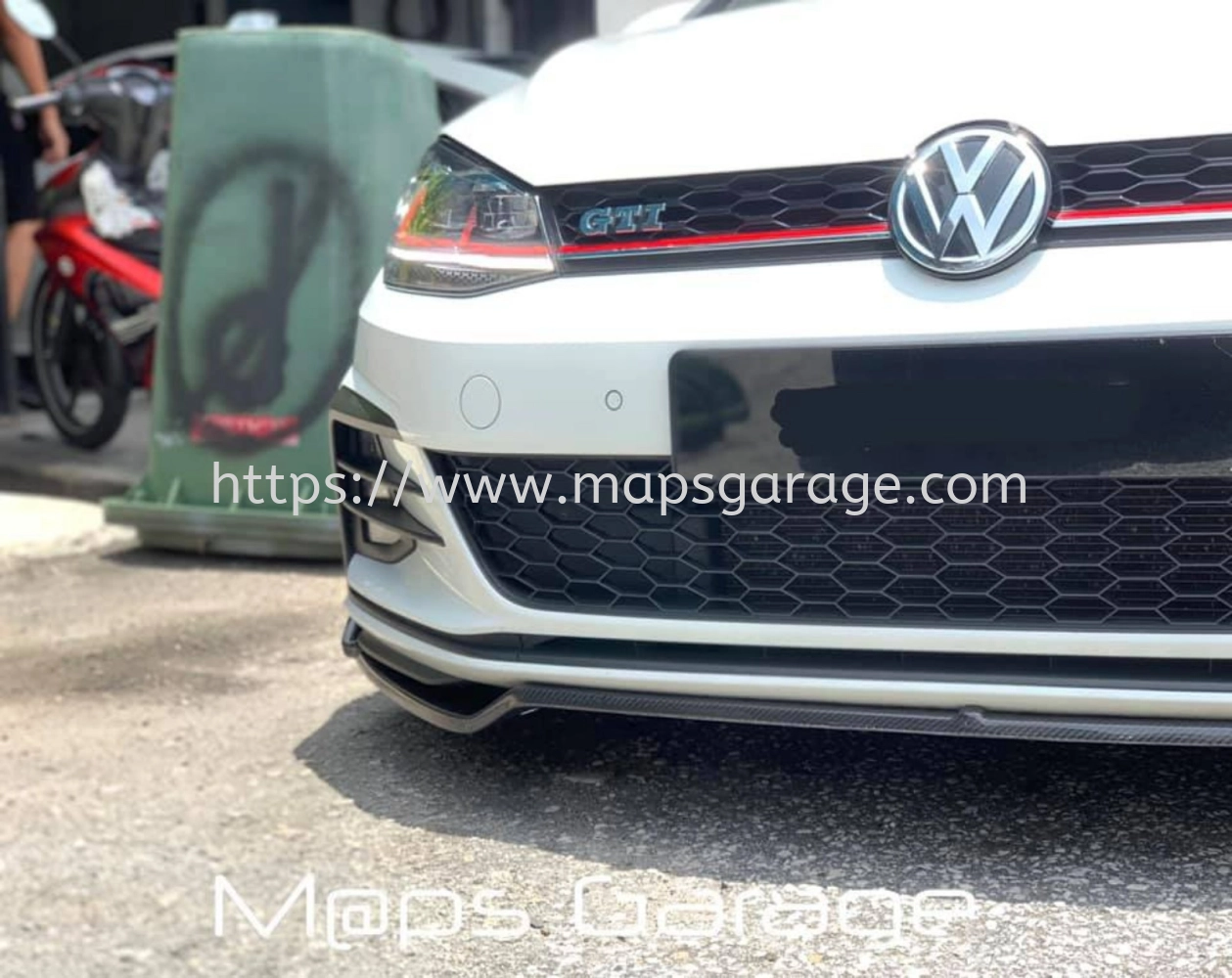 Volkswagen VW Golf MK7.5 GTI Maxton Carbon Front Lip