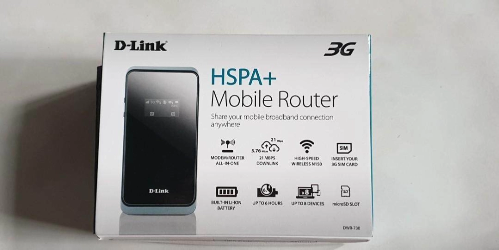 D-Link DWR-730 WiFi Mobile Router - 3G / HSPA+