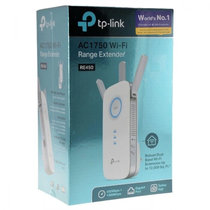 TP-Link AC1750 Dual Band Wi-Fi Range Extender - RE450