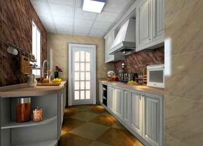 Solid Style Door Kitchen Cabinet