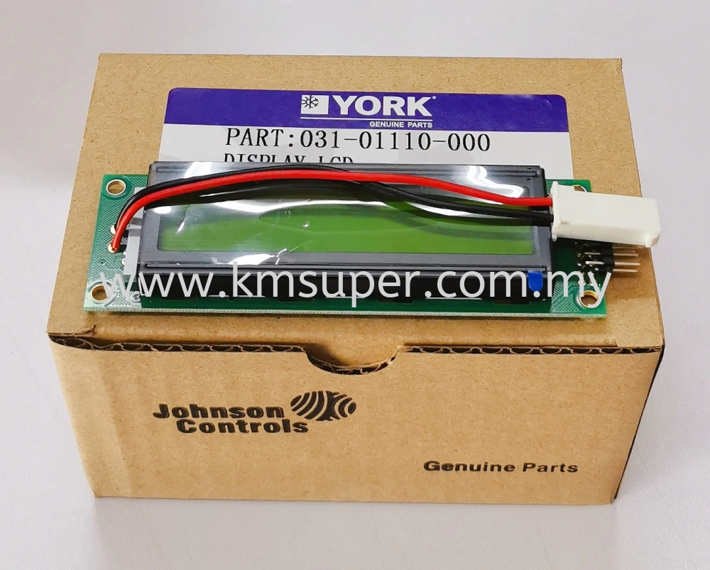 031-01110-000 YORK CHILLER DISPLAY MODULE BOARD