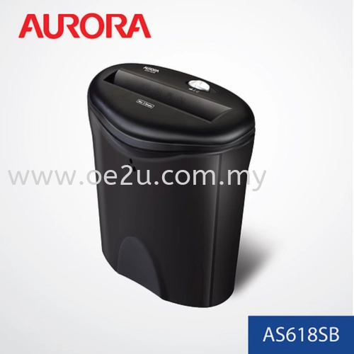 AURORA AS618SB Paper Shredder (Strip Cut)