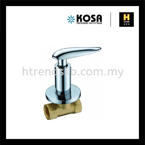 Kosa 1/2" Stop Valve With Flange (Quarter Turn) OT012S15QTRFP