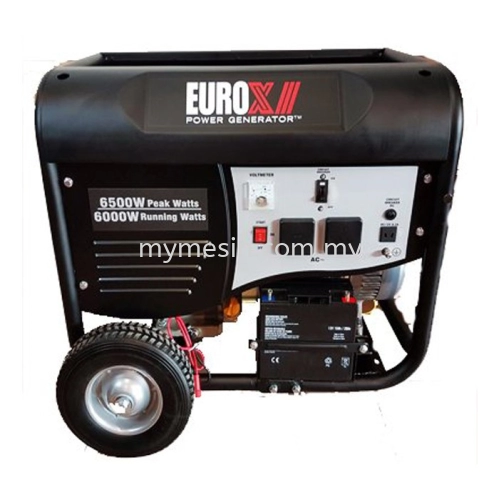 EuroX EGY 6502 / 7502 / 8502 Heavy Duty Gasoline Generator [ Code:9266/ 9276]