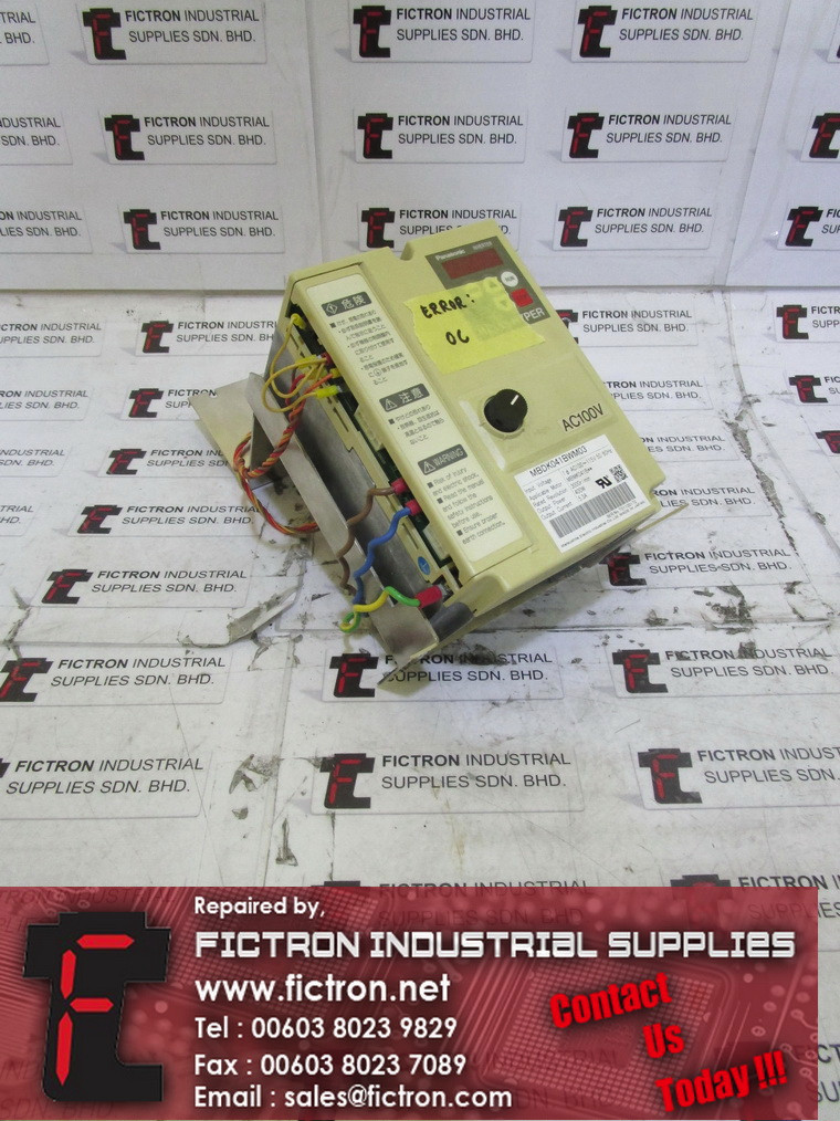 MBDK041BWM03 PANASONIC AC Servo Drive Repair Malaysia Singapore Indonesia USA Thailand