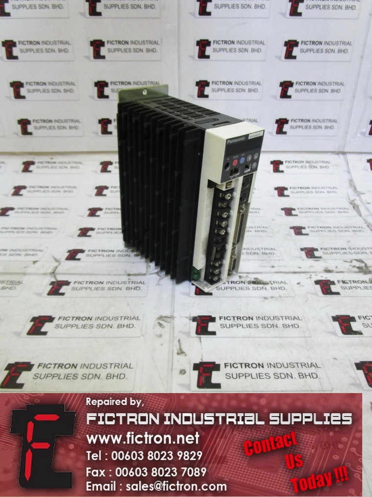 MSDA043A1A PANASONIC AC Servo Driver Repair Malaysia Singapore Indonesia USA Thailand