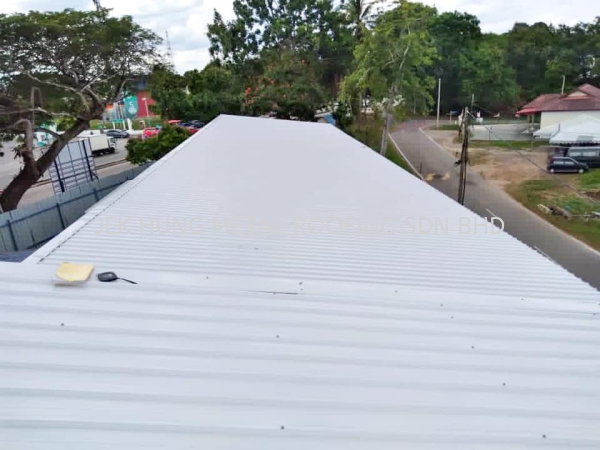  14 units Gerai Makan Taman Cheng Baru Melaka Roof Covering Melaka, Malaysia Services | JEK HUNG METAL ROOFING SDN BHD