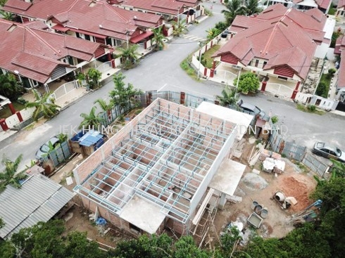  Sebuah Rumah Di Telok Mas Light Weight Truss System Melaka, Malaysia Services | JEK HUNG METAL ROOFING SDN BHD