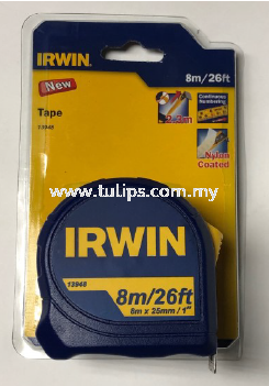 8m x 26ft Measuring Tape Irwin Measuring & Layout Penang, Malaysia, Penang Street Supplier, Suppliers, Supply, Supplies | Chew Kok Huat & Son Sdn Bhd