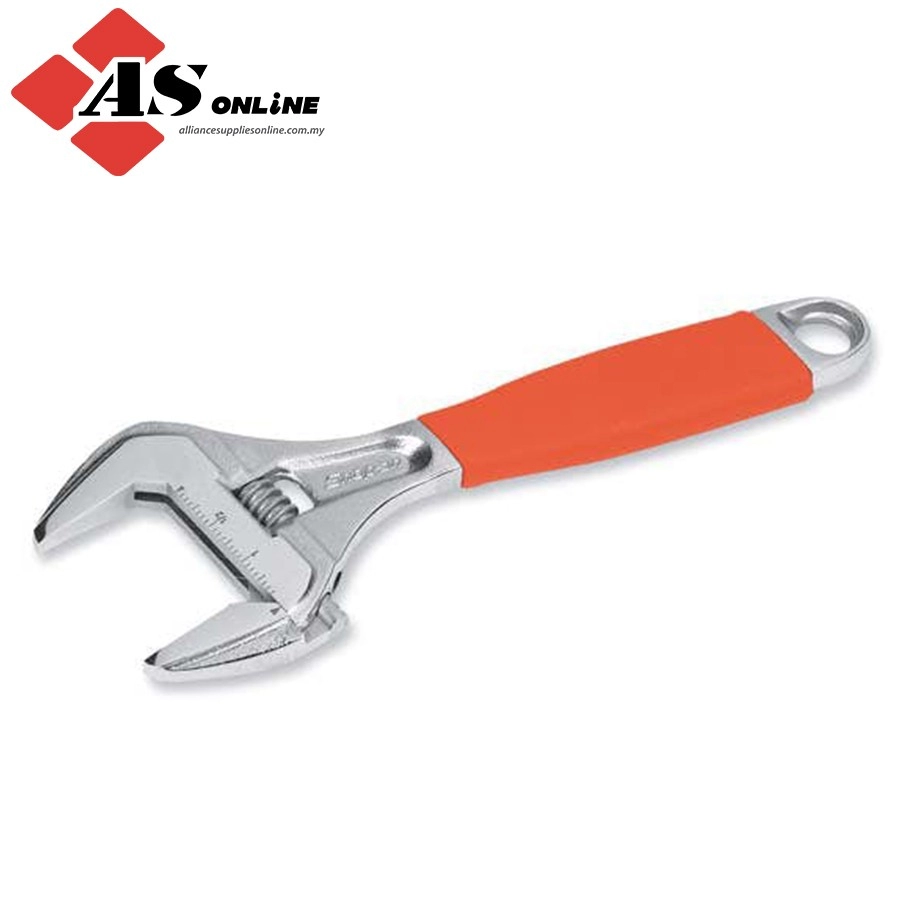 SNAP-ON 12" Wide Mouth Adjustable Wrench (Orange) / Model: ADHW12AO