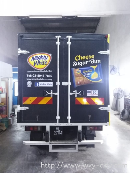 Mighty White Cheese Sugar Bun Lorry sticker Lorry Van Sticker (4) Johor Bahru (JB), Malaysia Advertising, Printing, Signboard,  Design | Xuan Yao Advertising Sdn Bhd