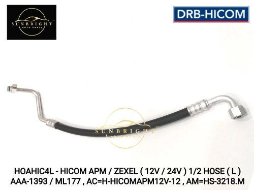 HOAHIC4L - HICOM APM / ZEXEL ( 12V / 24V ) 1/2 HOSE ( L ) AAA-1393 / ML177 , AC=H-HICOMAPM12V-12 , AM=HS-3218.M