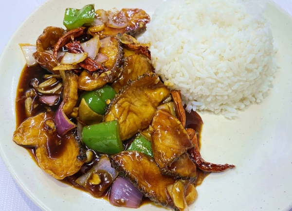 Fish Fillet with Gong Bou Sauce + Rice + Egg  Single Rice Kuala Lumpur (KL), Malaysia, Selangor  | SIONG BEN SOUP HOUSE