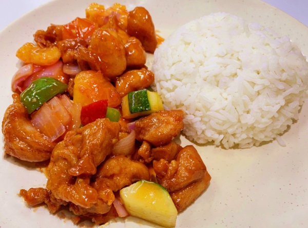 Chicken Cubes with Gu Lou Sauce + Rice + Egg  Single Rice Kuala Lumpur (KL), Malaysia, Selangor  | SIONG BEN SOUP HOUSE