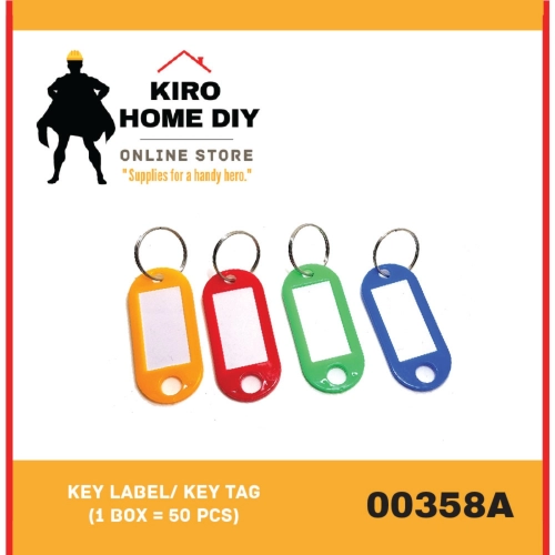 Key Label/ Key Tag (1 Box = 50 PCS) - 00358A