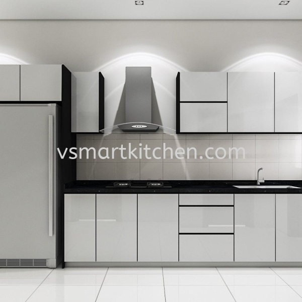 BANDAR TASIK MUTIARA KITCHEN CABINET -MELAMINE DOOR  KITCHEN CABINET  Penang, Malaysia, Butterworth Supplier, Suppliers, Supply, Supplies | V SMART KITCHEN (M) SDN BHD