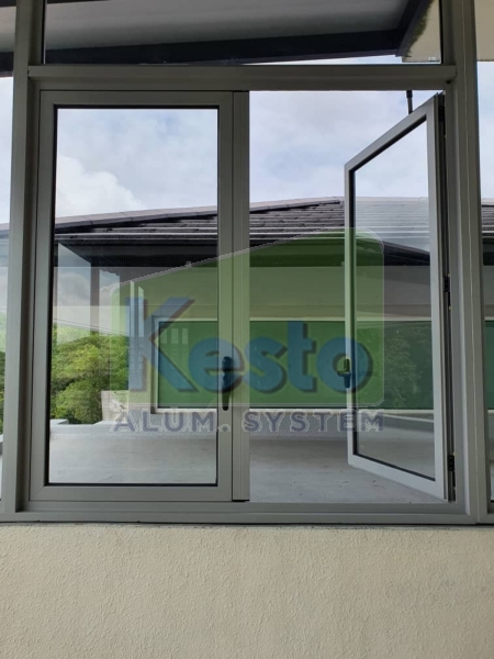  Premium Concealed Hinged Mullionless Casement Window Johor Bahru (JB), Tebrau Contractor, Supplier, Supply | Kesto Aluminium System (JB) Sdn Bhd