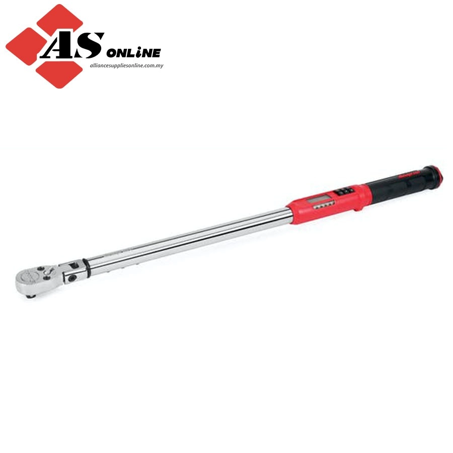 SNAP-ON 1/2" Drive TechAngle Flex-Head Torque Wrench (15-300 ft-lb) / Model: ATECH3F300RB