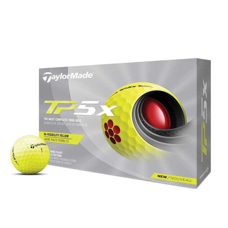 TP5x Yellow Golf Balls 2021/2022
