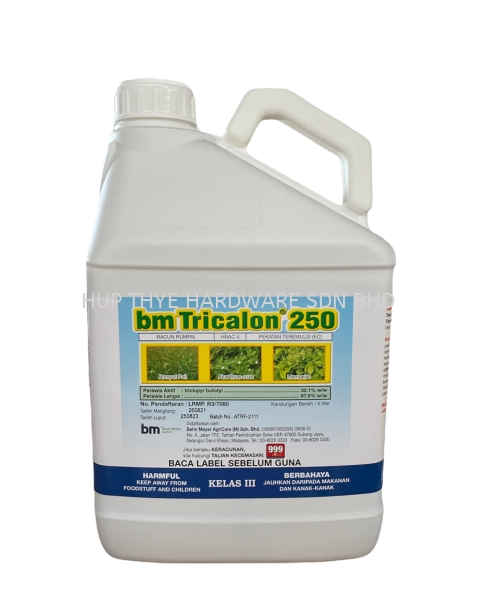 BM TRICALON 250 HERBICIDES AGROCHEMICALS Melaka, Malaysia, Batu Berendam, Krubong, Peringgit Supplier, Wholesaler, Supply, Supplies | HUP THYE HARDWARE SDN BHD