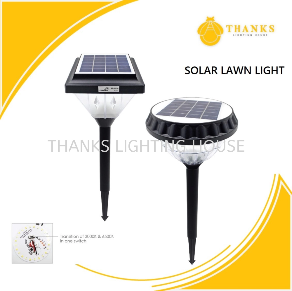 SP-0230L SOLAR GARDEN LIGHT