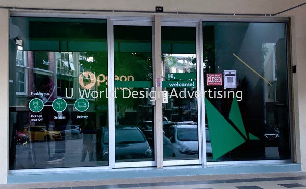 PGEON STORE WINDOW GLASS OUTDOOR CUTTING STICKER AT SHAH ALAM, SELANGOR, MALAYSIA WINDOW GLASS STICKER Malaysia, Selangor, Klang, Kuala Lumpur (KL) Manufacturer, Supplier, Supply, Supplies | U World Design Advertising