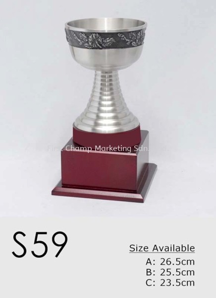 S59 Pewter Trophy Trophy Penang, Malaysia, Butterworth Supplier, Suppliers, Supply, Supplies | FIRST CHAMP MARKETING SDN BHD