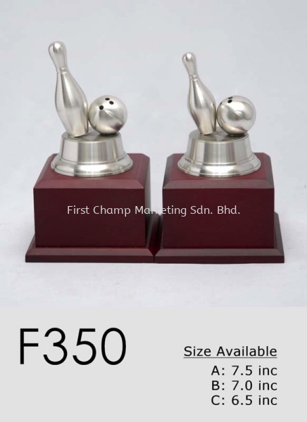 F350 Bowling Trophy Pewter Trophy Trophy Penang, Malaysia, Butterworth Supplier, Suppliers, Supply, Supplies | FIRST CHAMP MARKETING SDN BHD