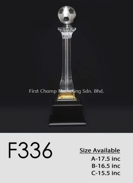 F336 Acrylic Trophy Trophy Penang, Malaysia, Butterworth Supplier, Suppliers, Supply, Supplies | FIRST CHAMP MARKETING SDN BHD