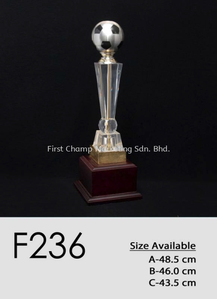 F236 Acrylic Trophy Trophy Penang, Malaysia, Butterworth Supplier, Suppliers, Supply, Supplies | FIRST CHAMP MARKETING SDN BHD