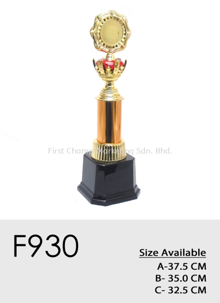 F930 Plastic Trophy Trophy Penang, Malaysia, Butterworth Supplier, Suppliers, Supply, Supplies | FIRST CHAMP MARKETING SDN BHD