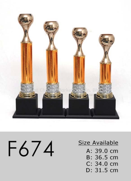 F674 Plastic Trophy Trophy Penang, Malaysia, Butterworth Supplier, Suppliers, Supply, Supplies | FIRST CHAMP MARKETING SDN BHD