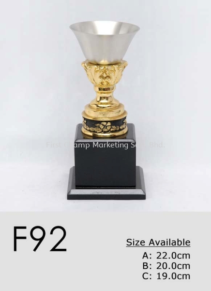 F092 Resin Trophy Trophy Penang, Malaysia, Butterworth Supplier, Suppliers, Supply, Supplies | FIRST CHAMP MARKETING SDN BHD