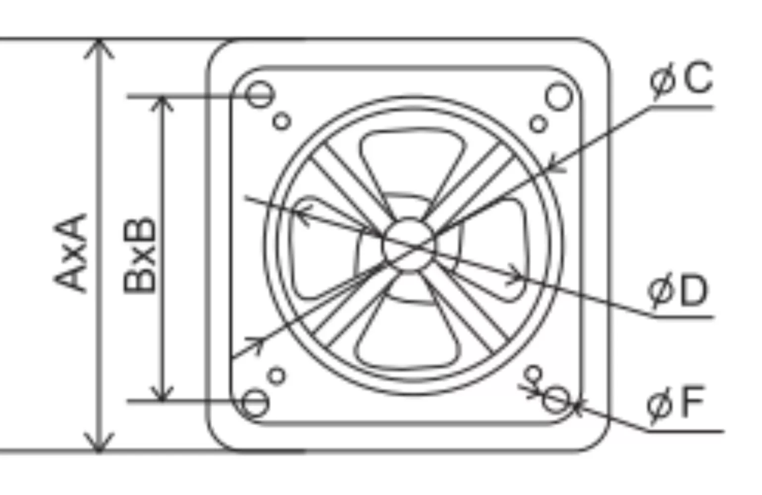 CROWN FP30 12"inch 240V HEAVY DUTY INDUSTRIAL VENTILATOR EXHAUST FAN