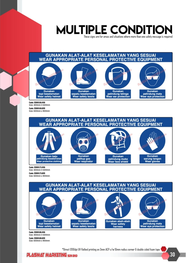 SAFETY SIGNAGE- WORKPLACE / WAREHOUSE / FACTORY/ BUILDING/ CONSTRUCTION  Selangor, Malaysia, Kuala Lumpur (KL), Kapar Supplier, Suppliers, Supply,  Supplies