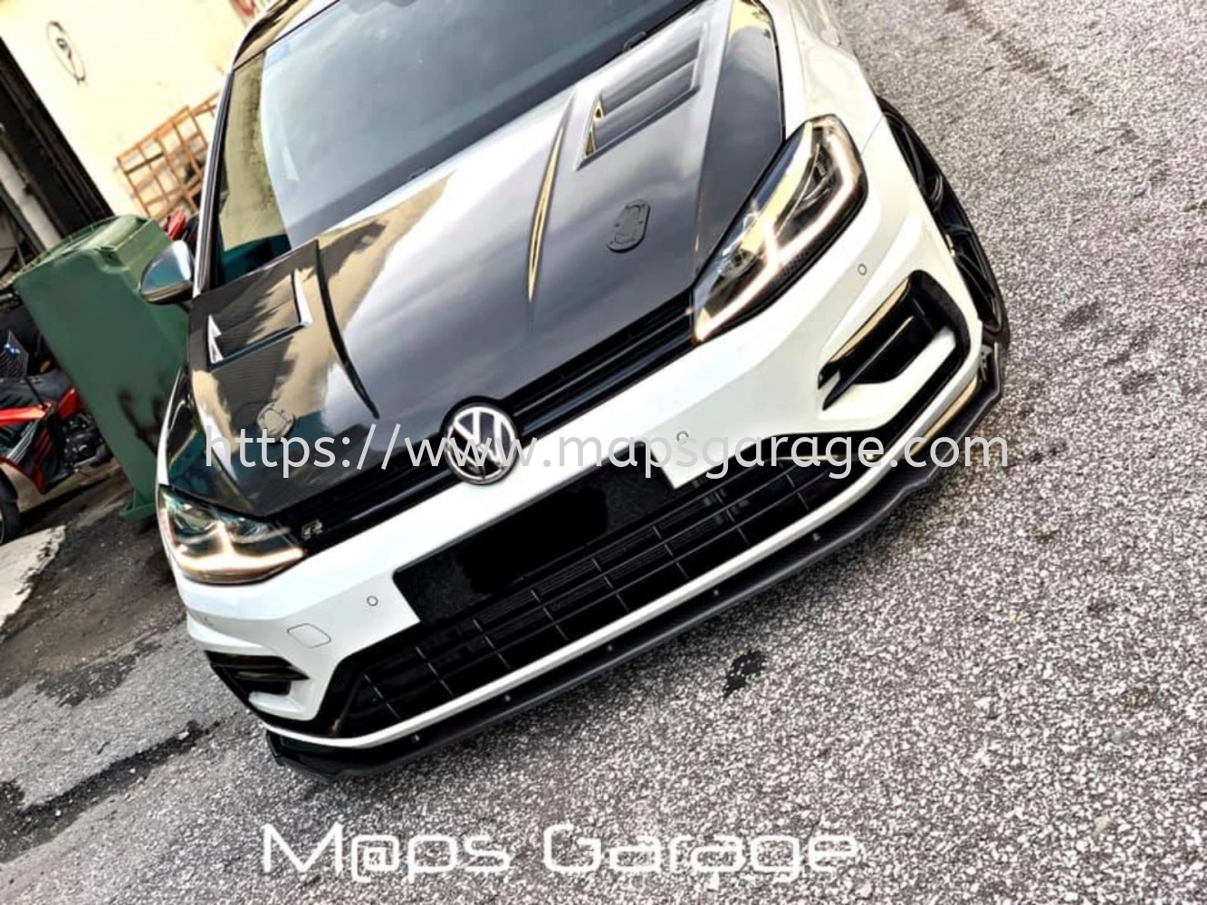 Volkswagen VW Golf MK7.5 R Carbon Bonnet/ Maxton Front Lip