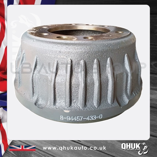 BDIZ-008 BRAKE DRUM NPR 3.6D 3.9D (6Holes FRT&RR)