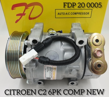FDP 20 0005 Citroen C2 6PK Compressor New